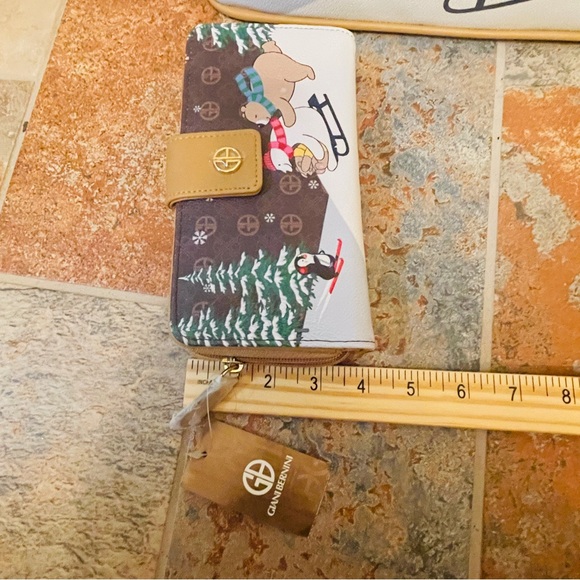 🎄SALE!! NWT Frisky, Fun Giani Bernini Christmas Holiday Tote & Matching Wallet!! - Picture 12 of 16